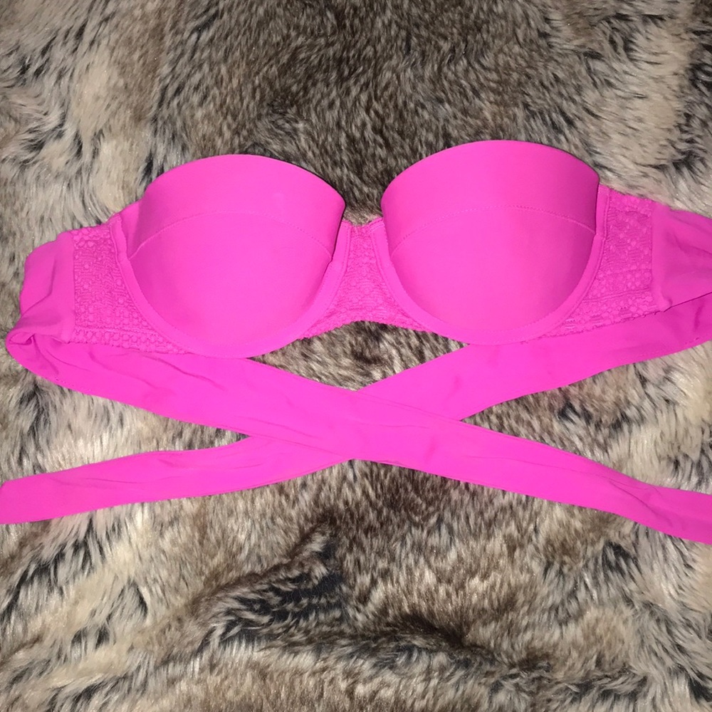 aerie strapless bikini top